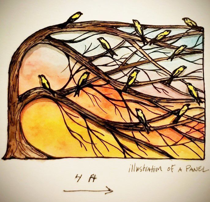 "Goldfinch Gates" concept